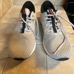 Size 13 gray ASICS running shoe